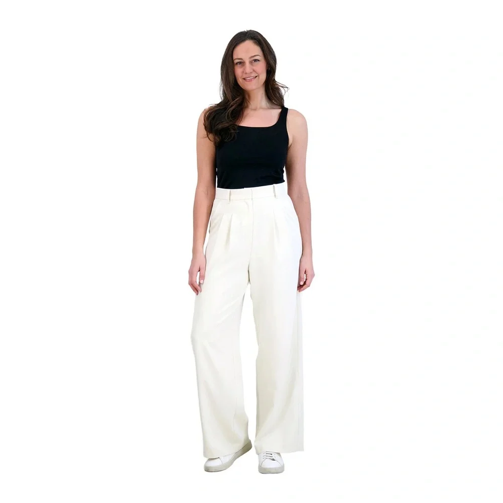 NWT French Connection Women's Wide Leg Trouser - Picture 2 of 16